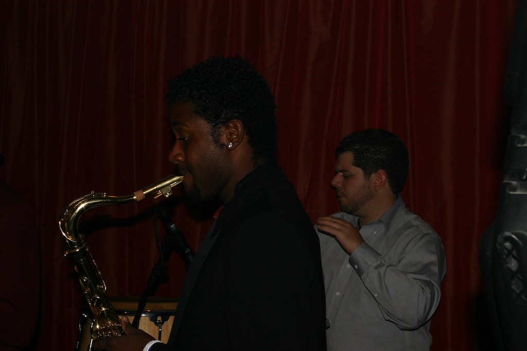 Jean on saxophones
